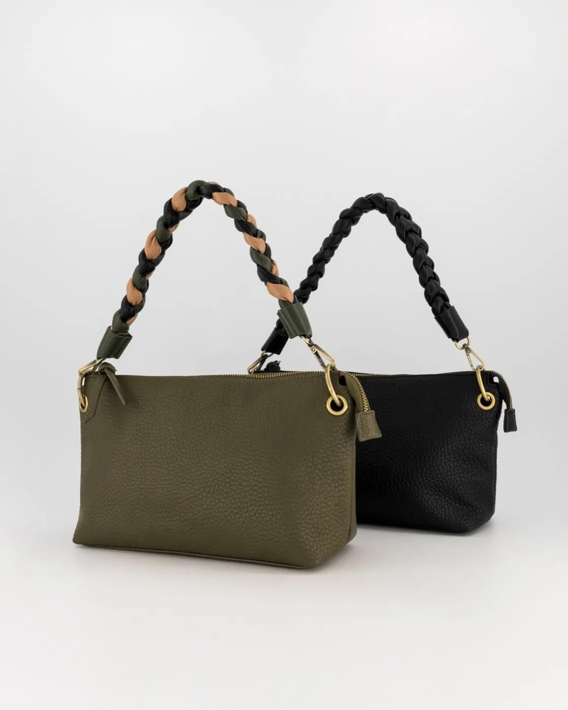 Women Old Khaki Bags & Purses>Women'S Celita Pebbled Braided Handle Bag