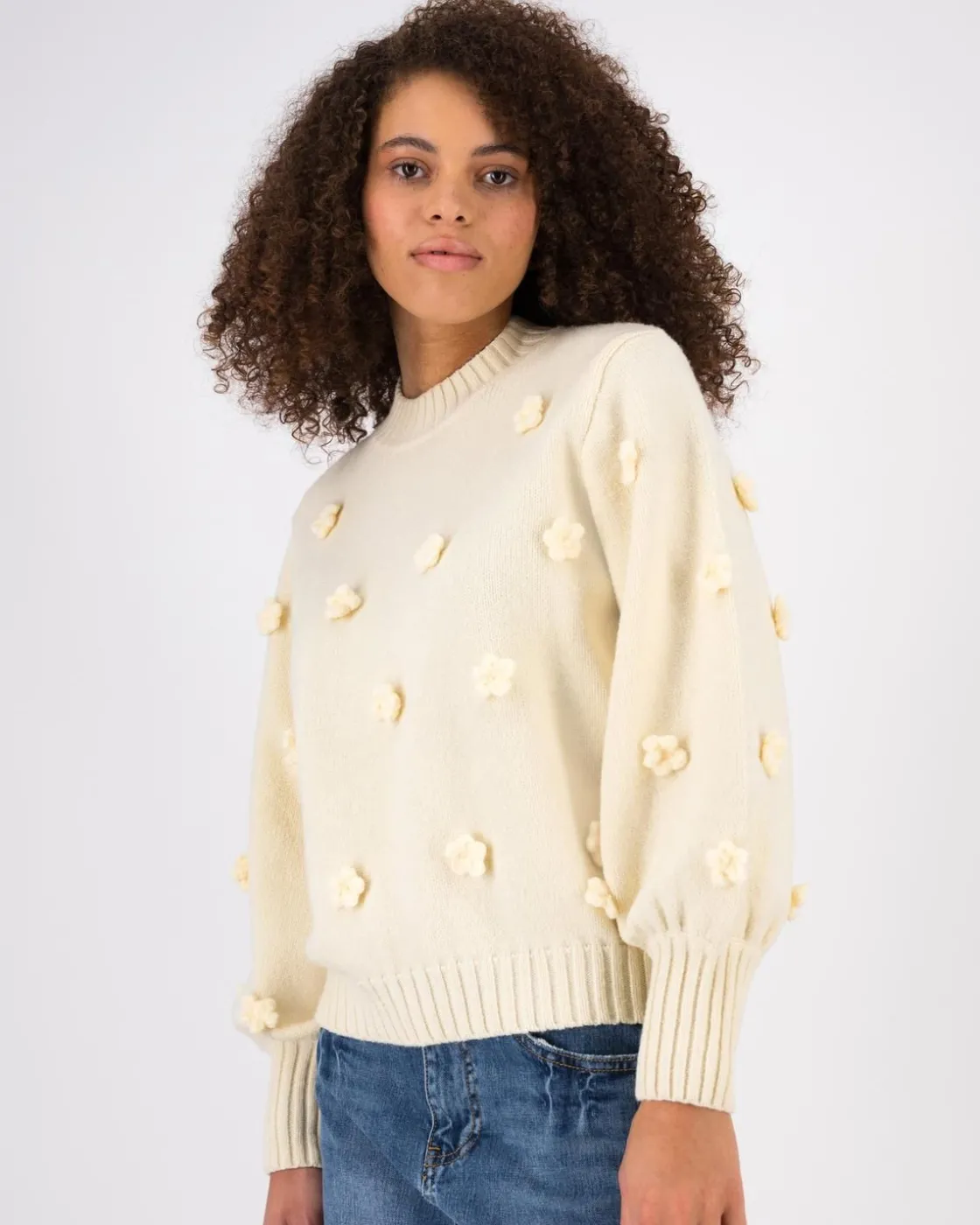Women Old Khaki Knitwear & Sweats>Women'S Daisy Bobble Jumper