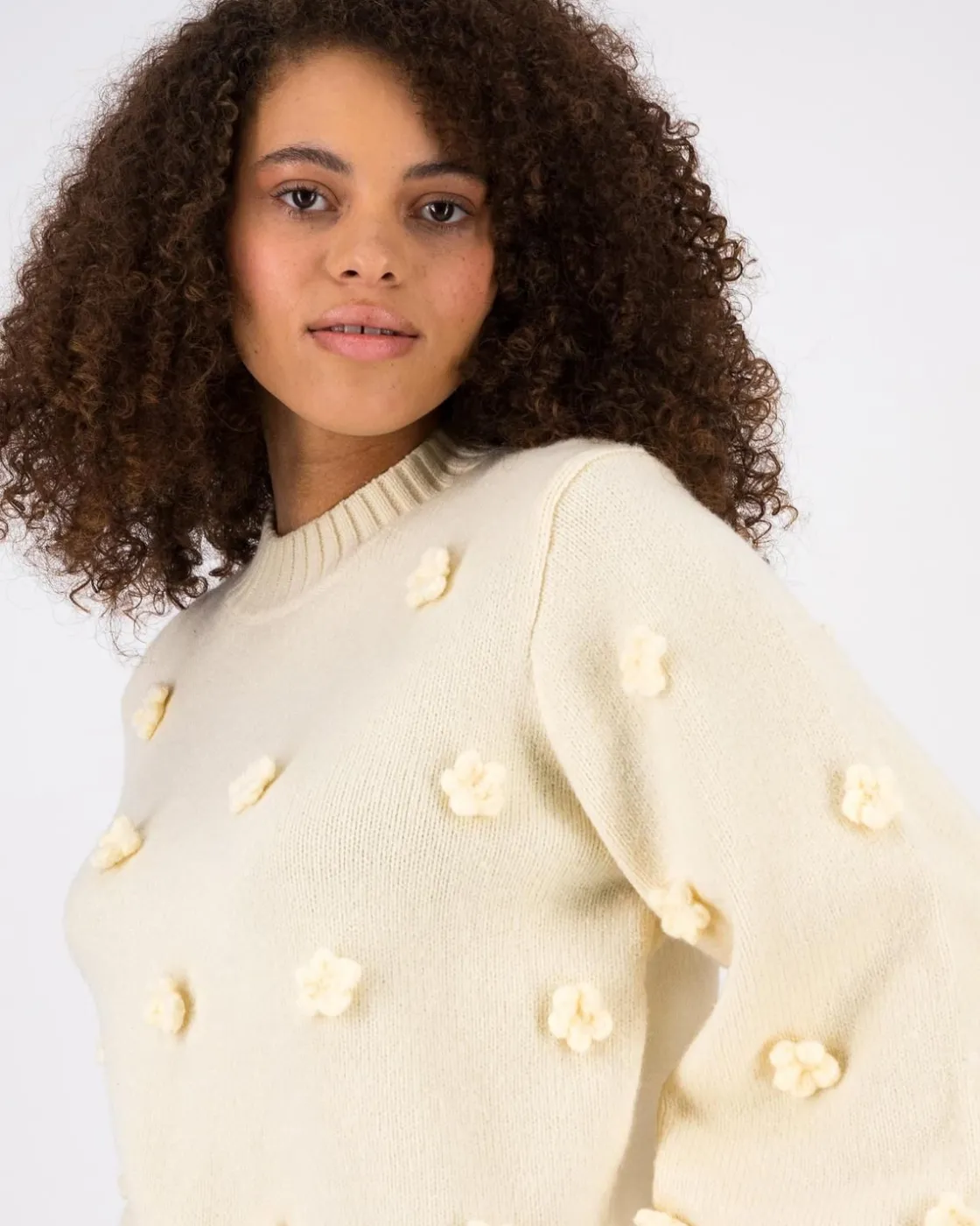 Women Old Khaki Knitwear & Sweats>Women'S Daisy Bobble Jumper