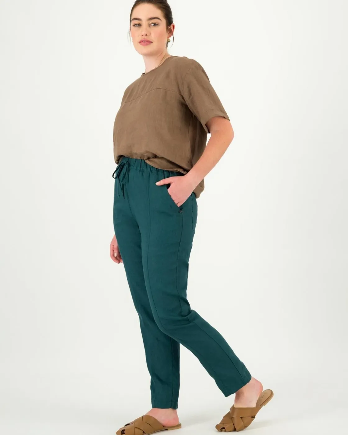 Women Old Khaki Pants>Women'S Eden Tapered Linen Pants