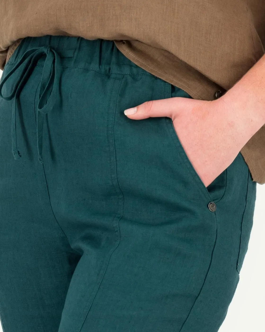 Women Old Khaki Pants>Women'S Eden Tapered Linen Pants