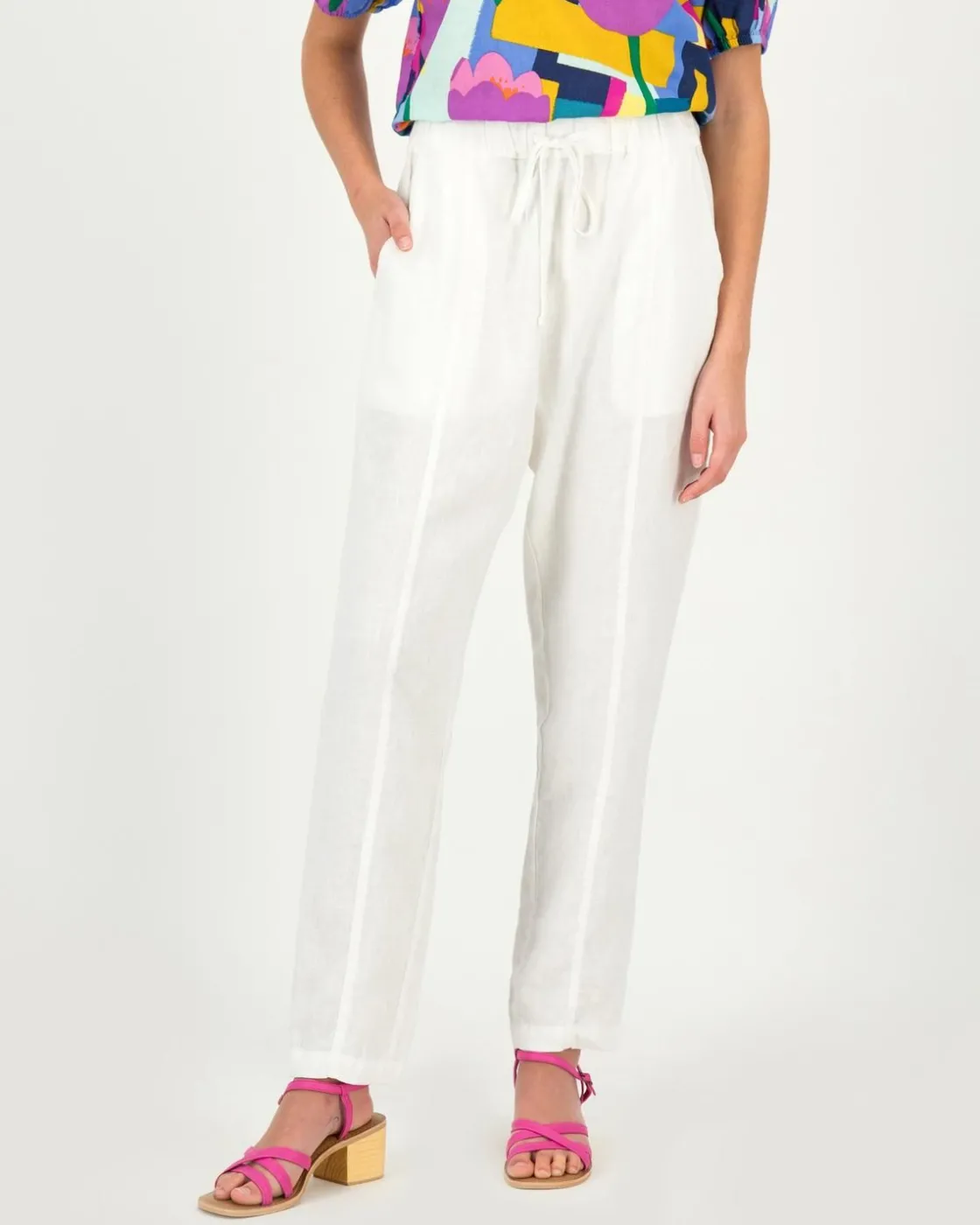 Women Old Khaki Pants>Women'S Eden Tapered Linen Pants