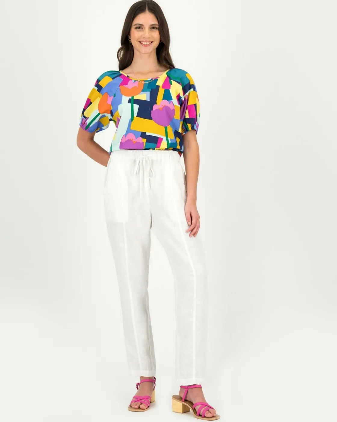 Women Old Khaki Pants>Women'S Eden Tapered Linen Pants