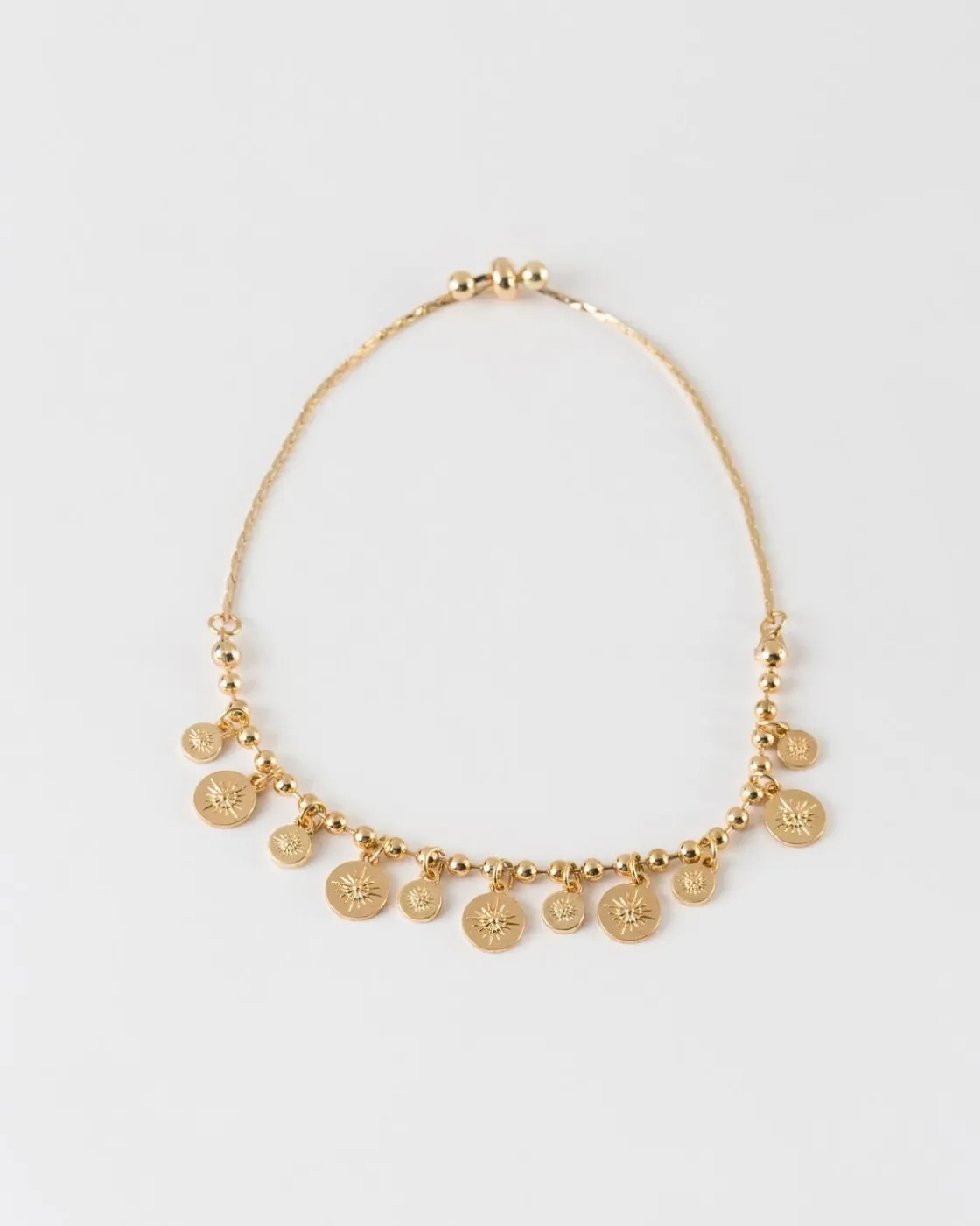 Women Old Khaki Jewellery>Women'S Flower Charm Adjustable Bracelet