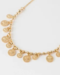 Women Old Khaki Jewellery>Women'S Flower Charm Adjustable Bracelet