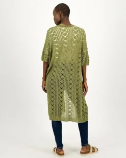 Women Old Khaki Scarves & Kimonos>Women'S Freya Crochet Kimono