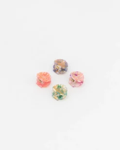 Women Old Khaki Hair Accessories>Women'S Ghisha Shell Clips 4-Pack