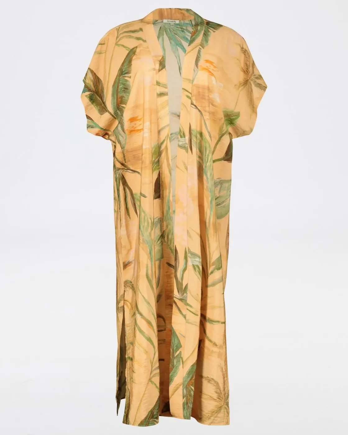 Women Old Khaki Scarves & Kimonos>Women'S Hattie Tropical Leaf Printed Kimono