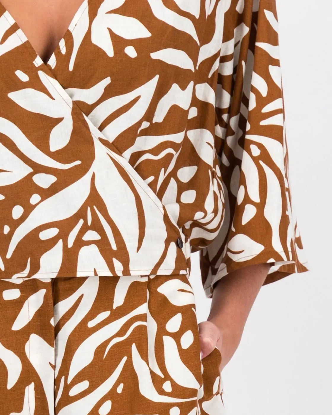 Women Old Khaki Shirts & Blouses>Women'S Juliette Abstract Print Blouse