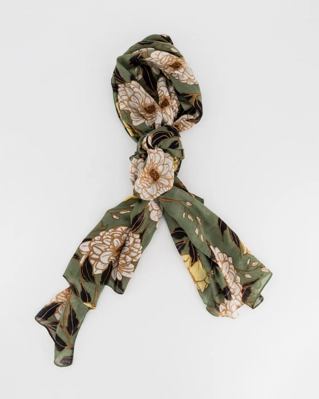 Women Old Khaki Scarves & Kimonos>Women'S Kalinda Overblown Dahlia Scarf