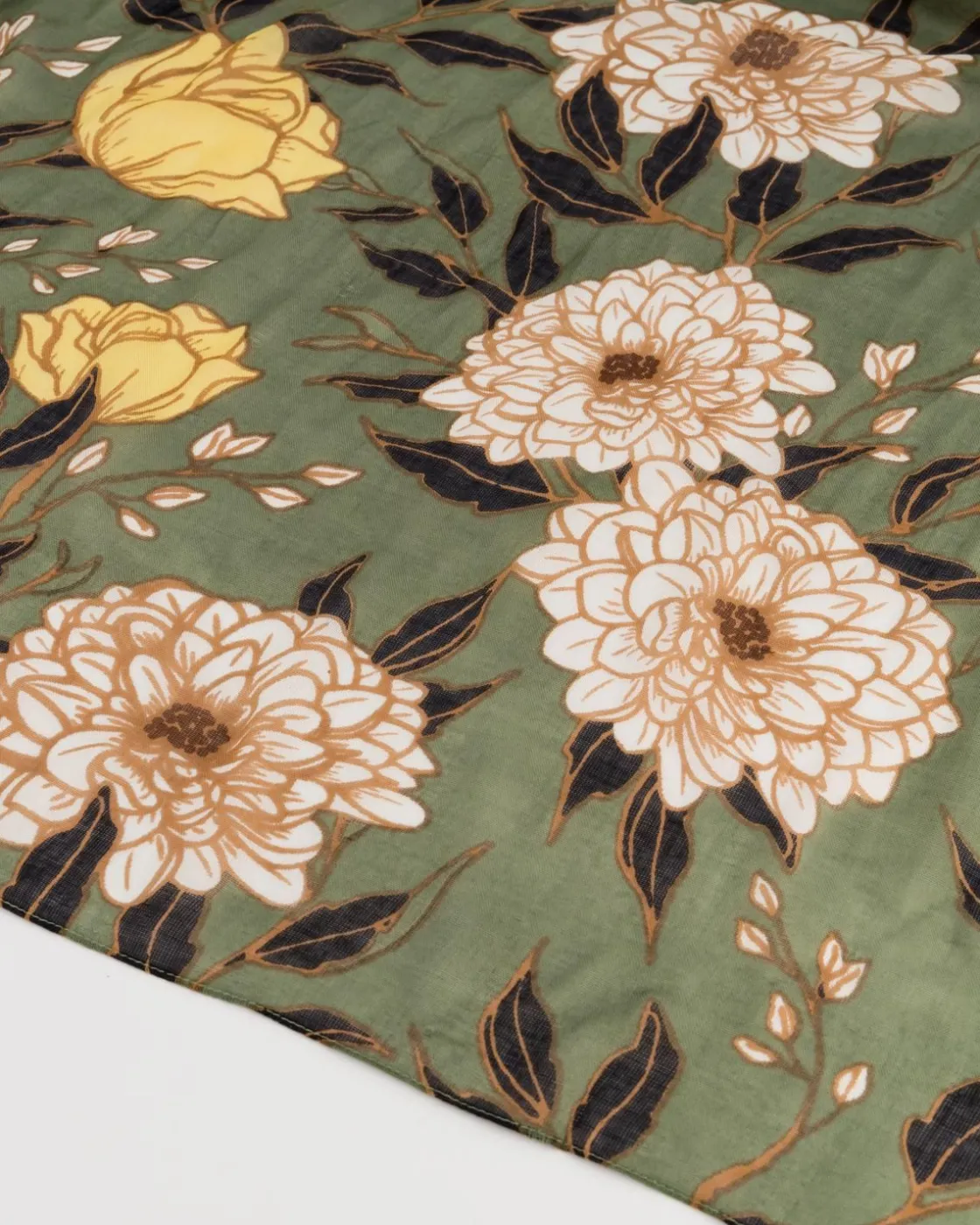 Women Old Khaki Scarves & Kimonos>Women'S Kalinda Overblown Dahlia Scarf