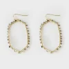 Women Old Khaki Jewellery>Women'S Large Drop Earrings