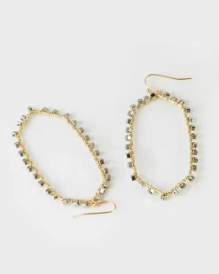 Women Old Khaki Jewellery>Women'S Large Drop Earrings