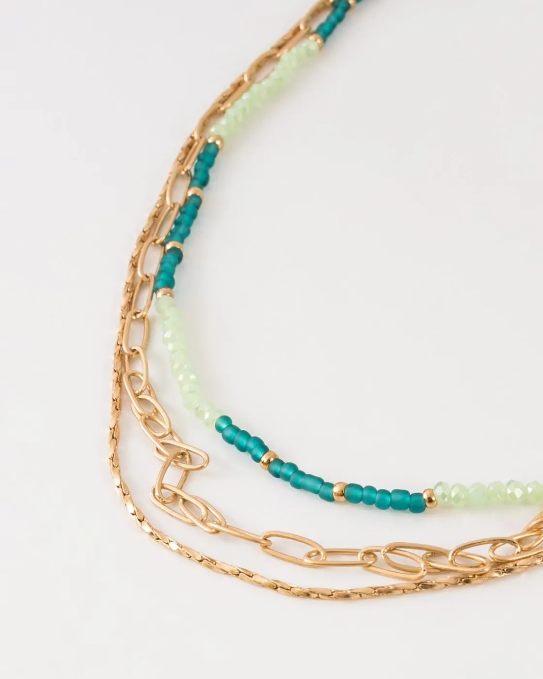Women Old Khaki Jewellery>Women'S Layered Bead Necklace