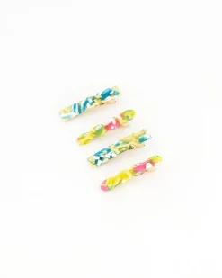 Women Old Khaki Hair Accessories>Women'S Lorna Resin Clips (4-Pack)