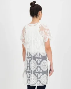 Women Old Khaki Scarves & Kimonos>Women'S Lula Mesh Kimono