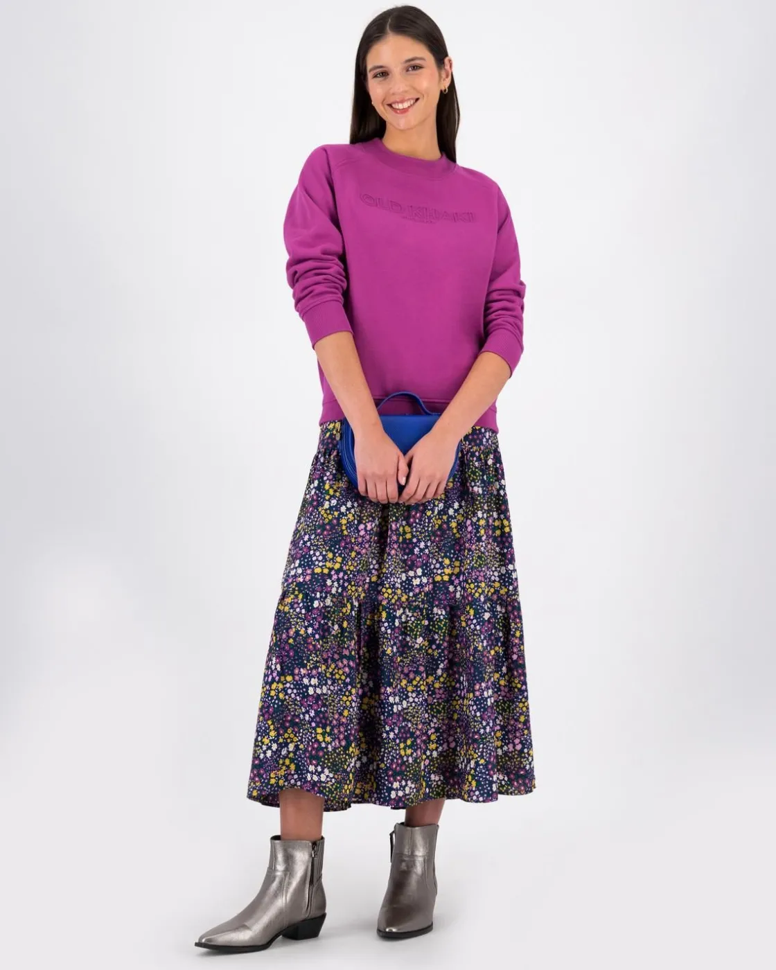 Women Old Khaki Skirts>Women'S Luna Tiered Floral Skirt