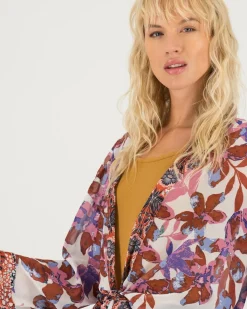 Women Old Khaki Scarves & Kimonos><noscript><img width=