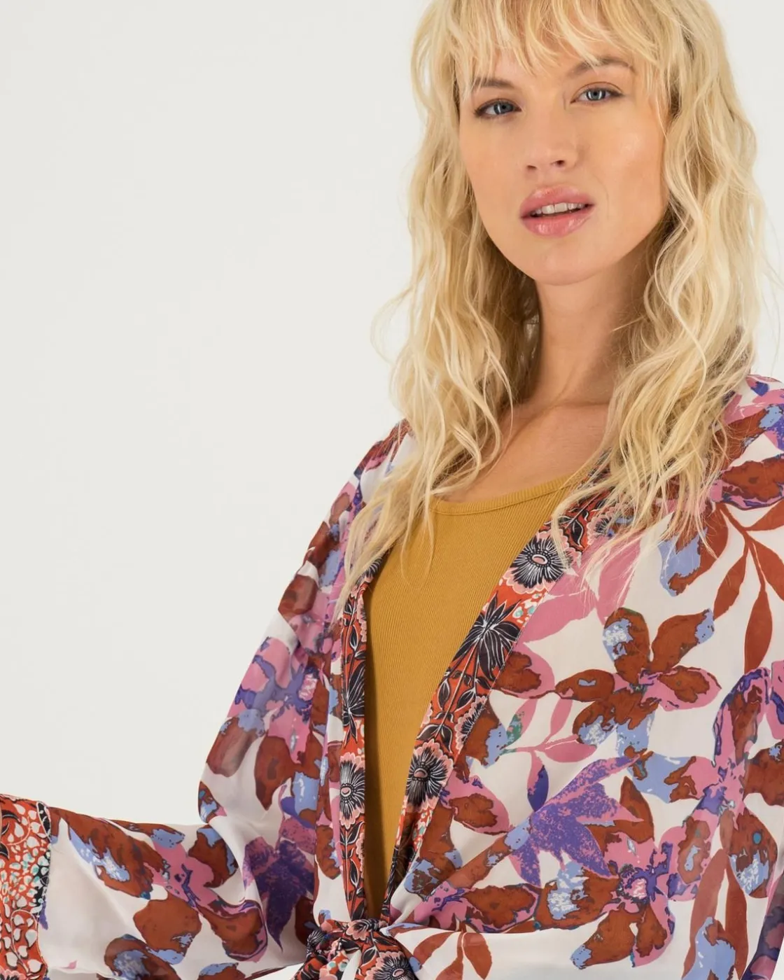 Women Old Khaki Scarves & Kimonos>Women'S Maia Kimono