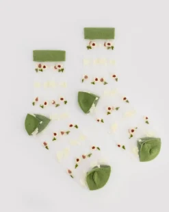 Women Old Khaki Socks>Women'S Mally Daisy Mesh Socks