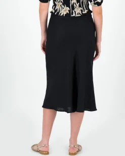 Women Old Khaki Skirts>Women'S Maria Linen Skirt