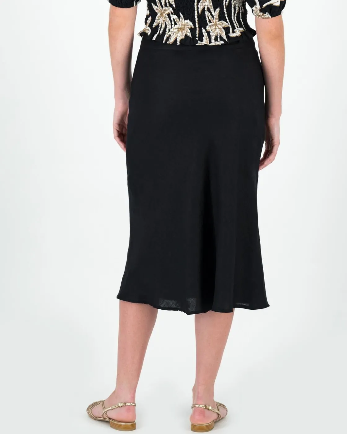Women Old Khaki Skirts>Women'S Maria Linen Skirt