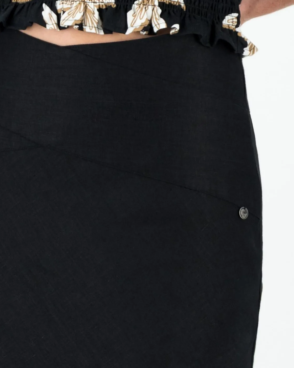 Women Old Khaki Skirts>Women'S Maria Linen Skirt
