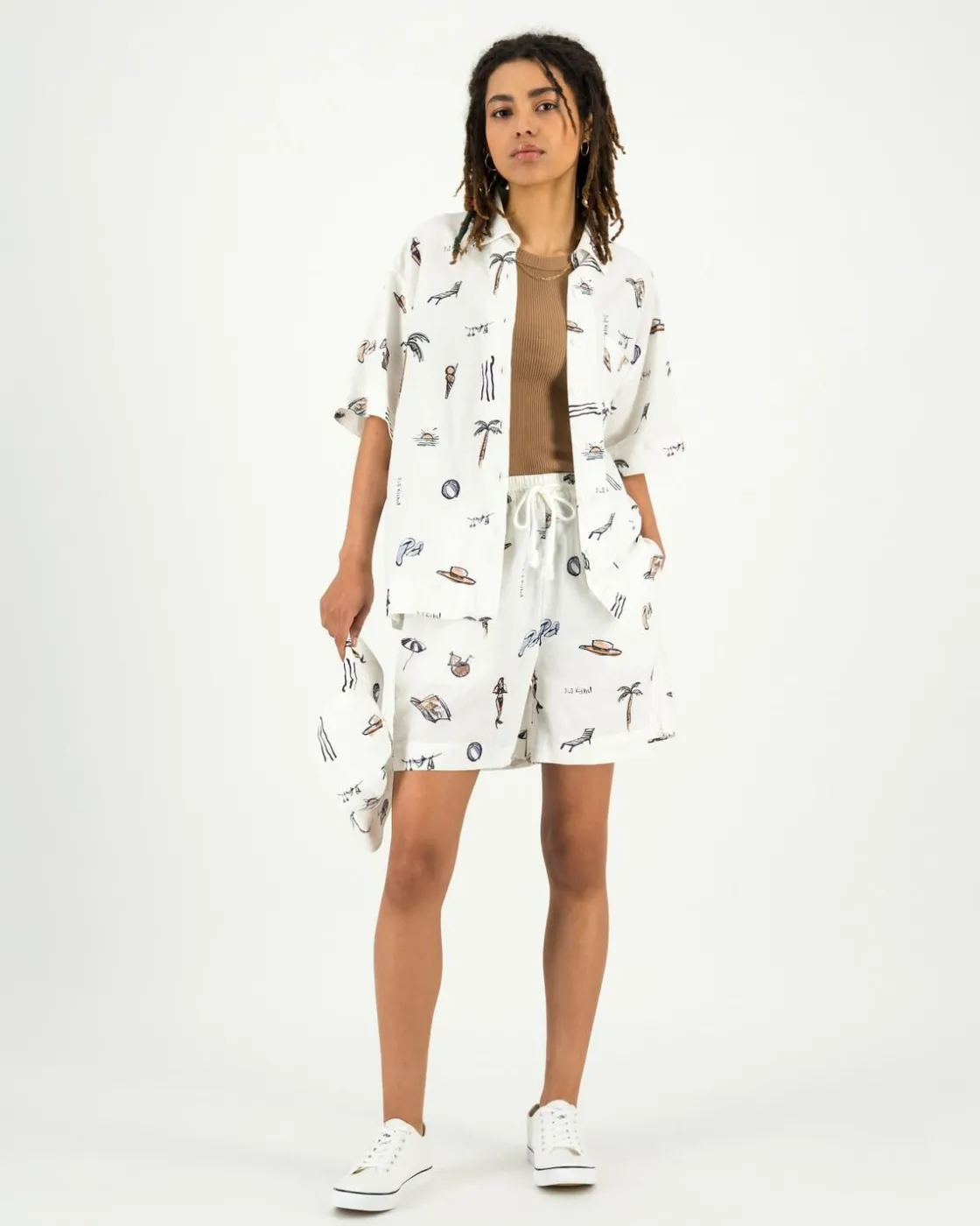 Women Old Khaki Shorts>Women'S Martina Printed Shorts