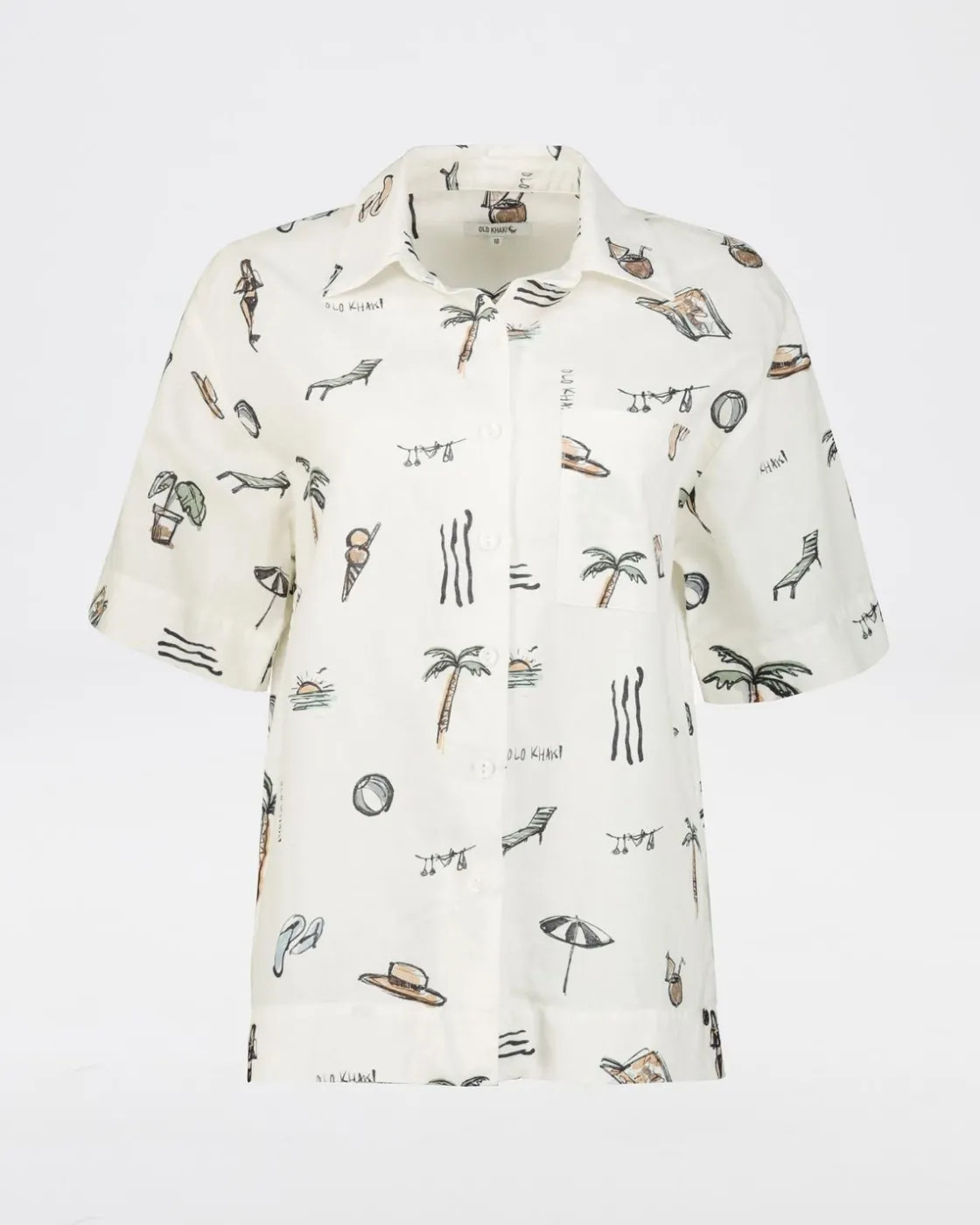 Women Old Khaki Shirts & Blouses>Women'S Martina Printed Shirt