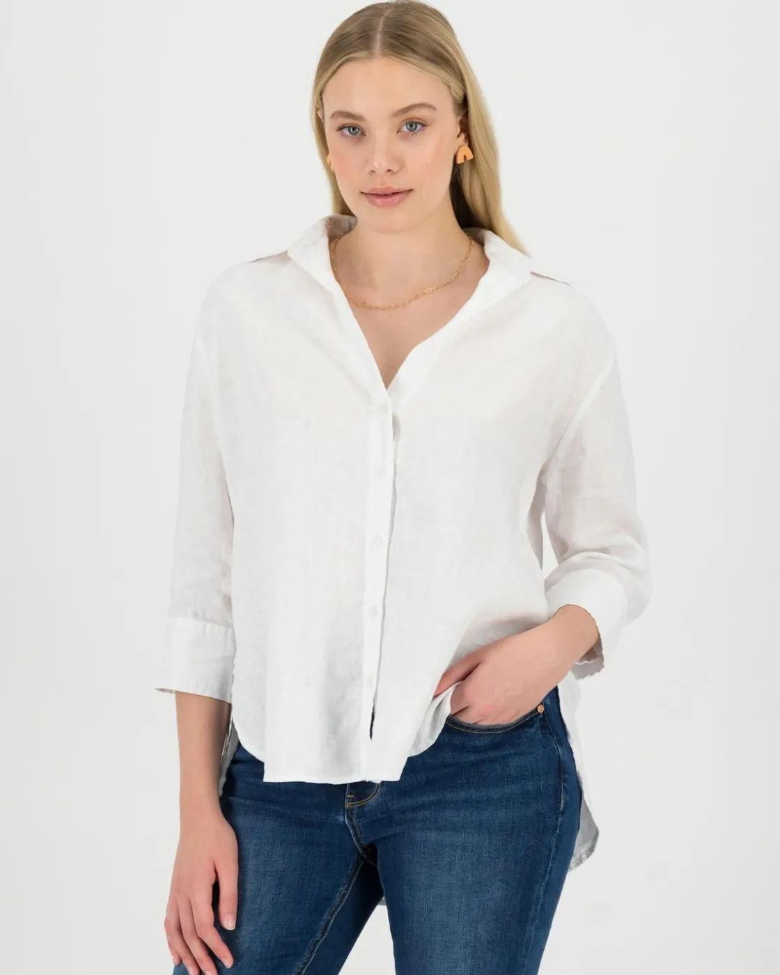 Women Old Khaki Shirts & Blouses>Women'S Maya Linen Shirt