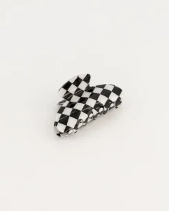 Women Old Khaki Hair Accessories>Women'S Molly Gingham Bulldog Hair Clip