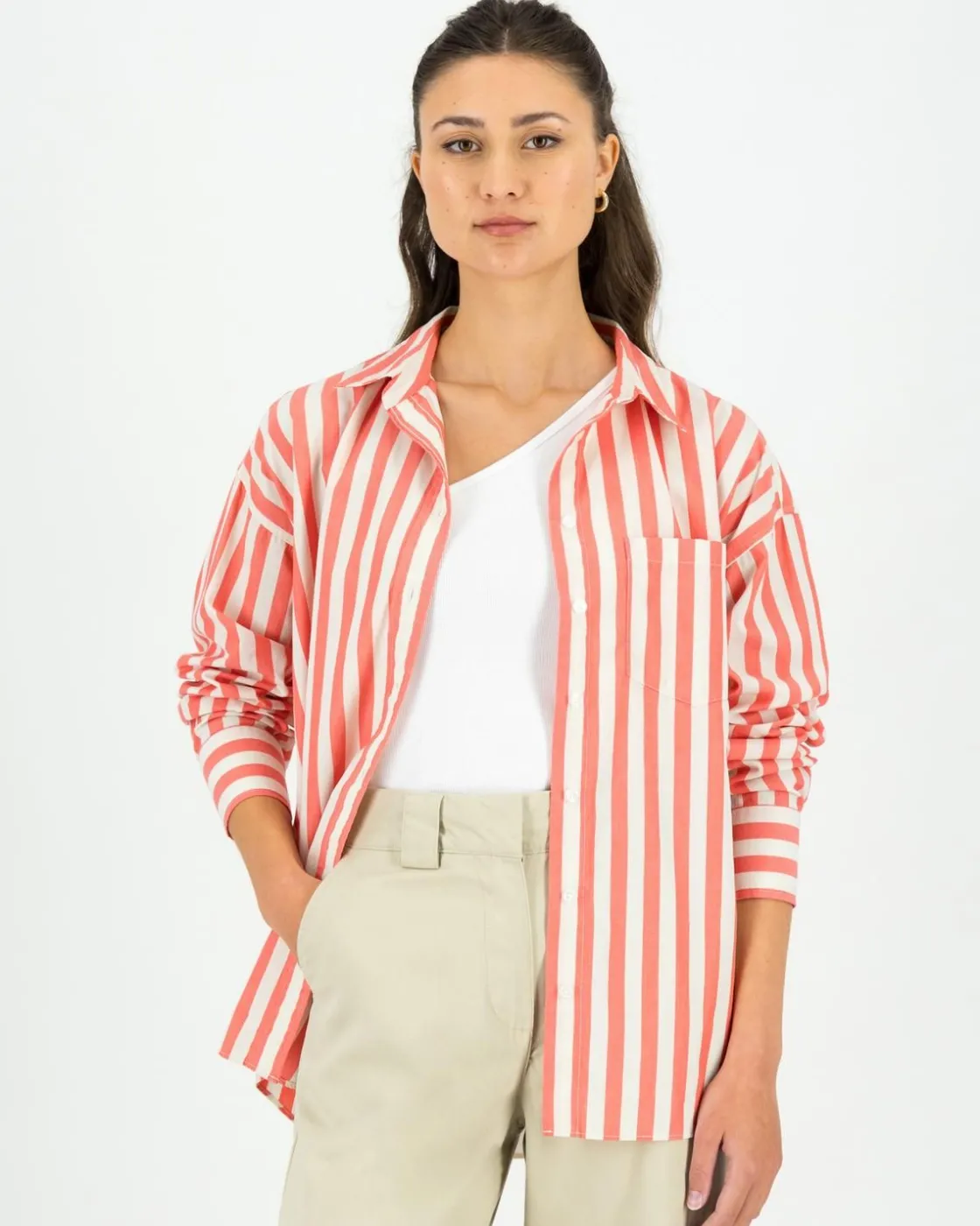 Women Old Khaki Shirts & Blouses>Women'S Nelly Poplin Shirt