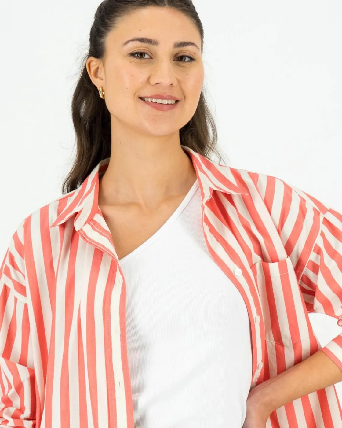 Women Old Khaki Shirts & Blouses>Women'S Nelly Poplin Shirt