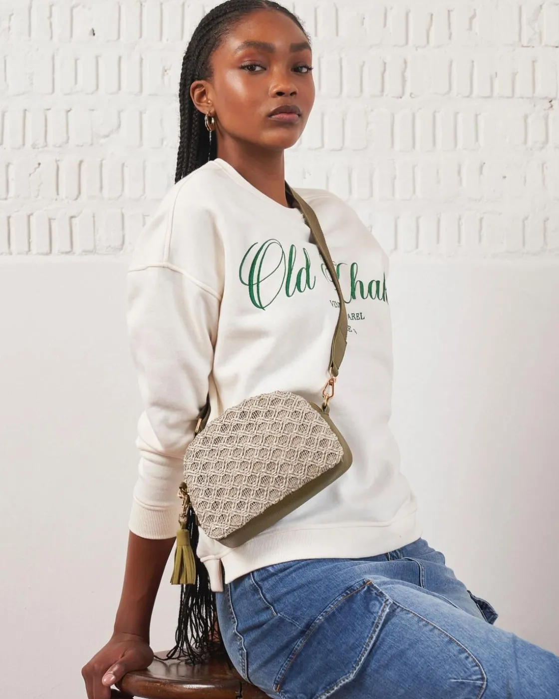 Women Old Khaki Knitwear & Sweats>Women'S Nicola Branded Sweat