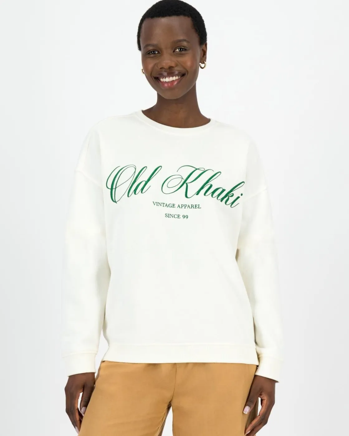 Women Old Khaki Knitwear & Sweats>Women'S Nicola Branded Sweat
