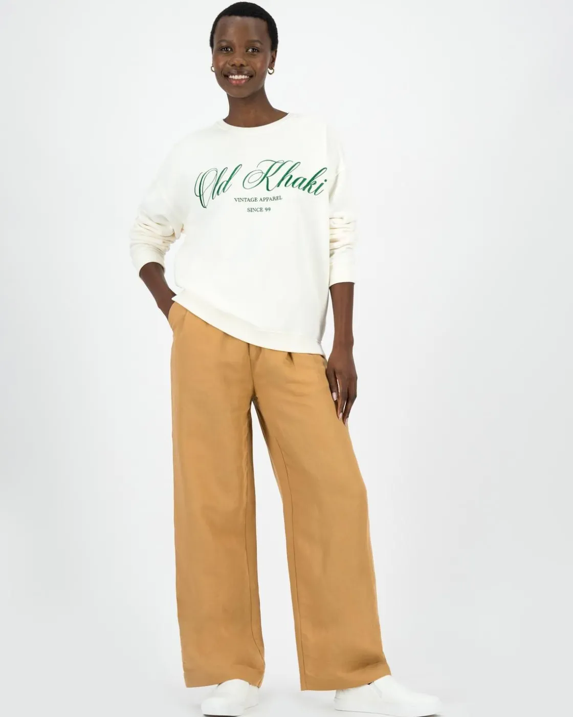Women Old Khaki Knitwear & Sweats>Women'S Nicola Branded Sweat