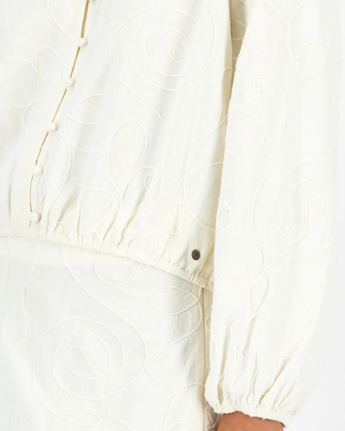 Women Old Khaki Shirts & Blouses>Women'S Palesa Embroidered Blouse