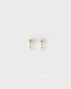 Women Old Khaki Jewellery>Women'S Peek-A-Boo Stone Stud Earrings