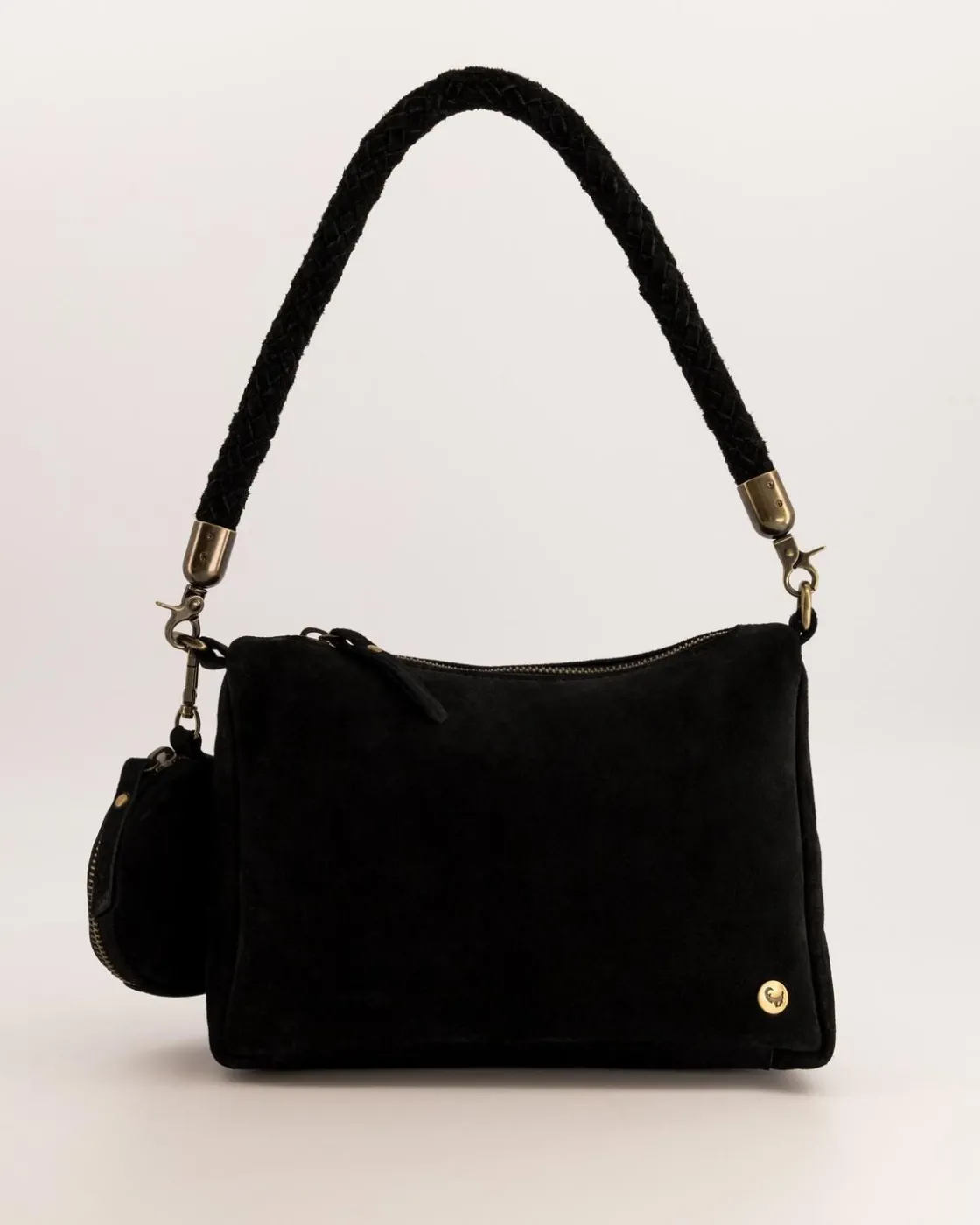 Women Old Khaki Bags & Purses>Women'S Reece Plaited Handle & Pouch Shoulder Bag