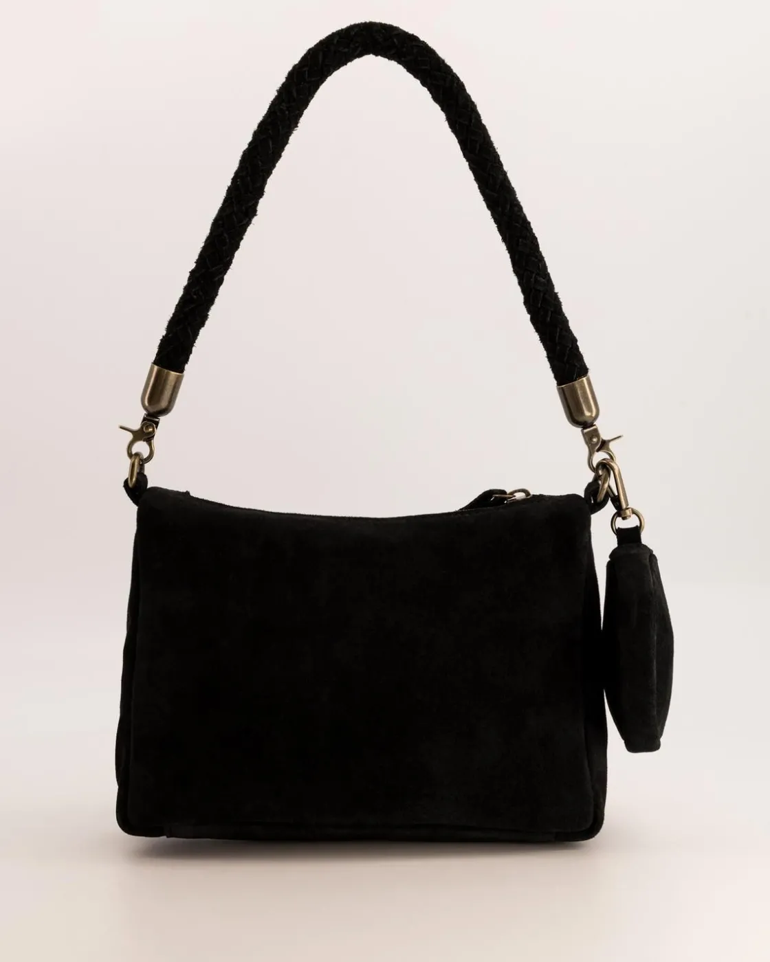 Women Old Khaki Bags & Purses>Women'S Reece Plaited Handle & Pouch Shoulder Bag