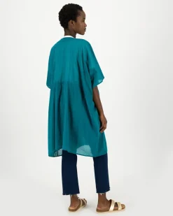 Women Old Khaki Scarves & Kimonos>Women'S Shani Embroidered Kimono