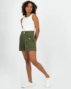 Women Old Khaki Shorts><noscript><img width=