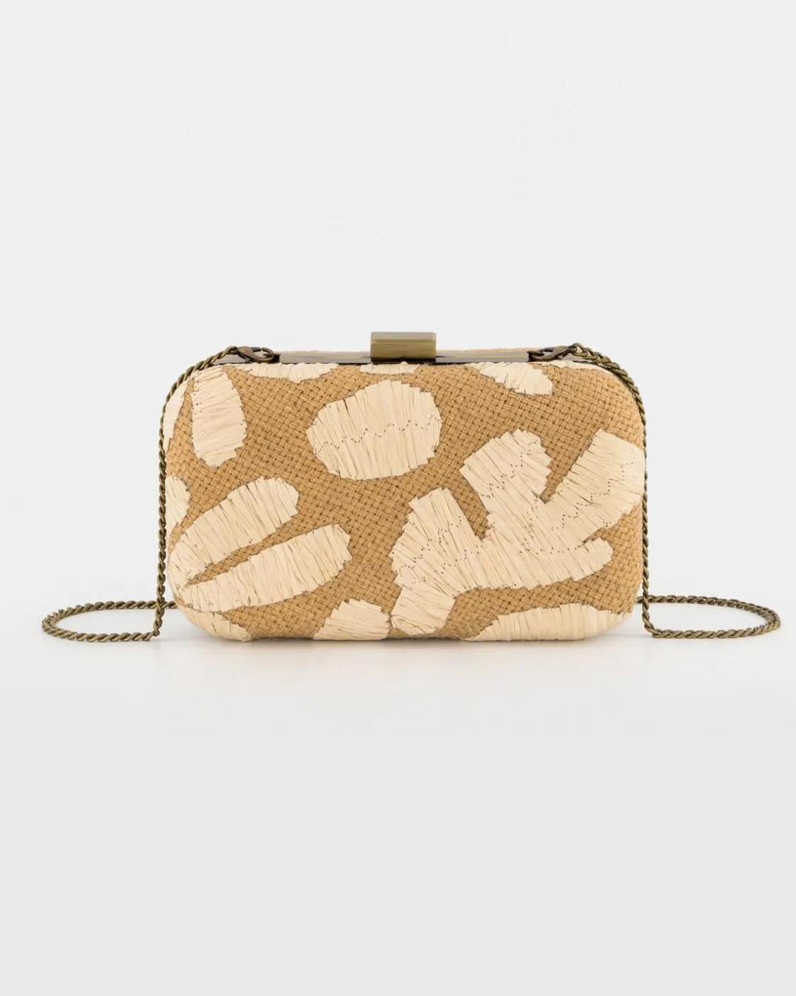 Women Old Khaki Bags & Purses>Women'S Shendi Embroidered Boxy Clutch
