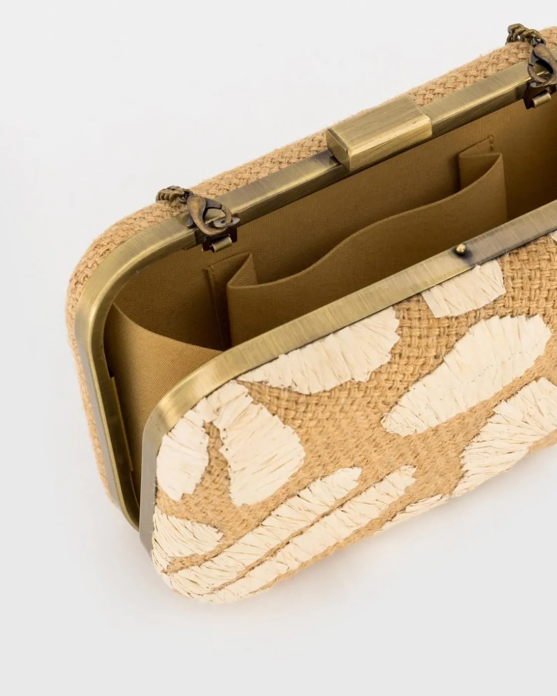 Women Old Khaki Bags & Purses>Women'S Shendi Embroidered Boxy Clutch