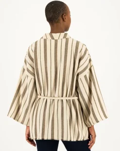 Women Old Khaki Scarves & Kimonos>Women'S Sinazo Kimono