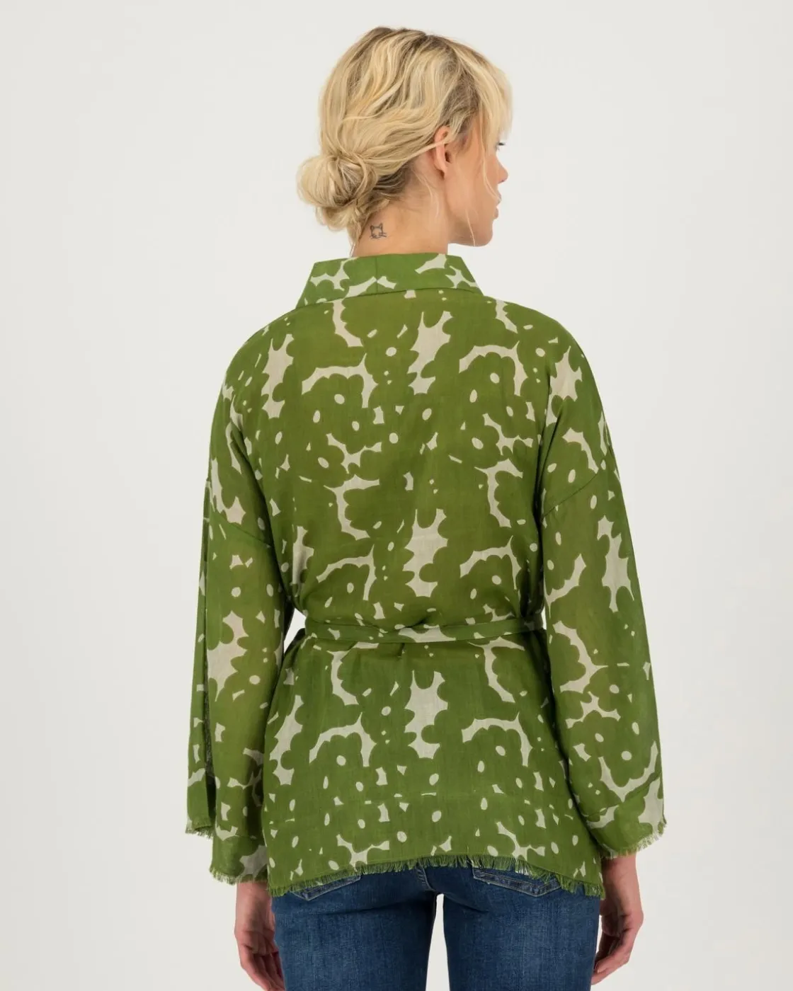 Women Old Khaki Scarves & Kimonos>Women'S Sinzi Kimono