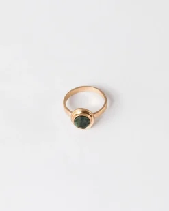 Women Old Khaki Jewellery>Women'S Stone & Plain Ring Set