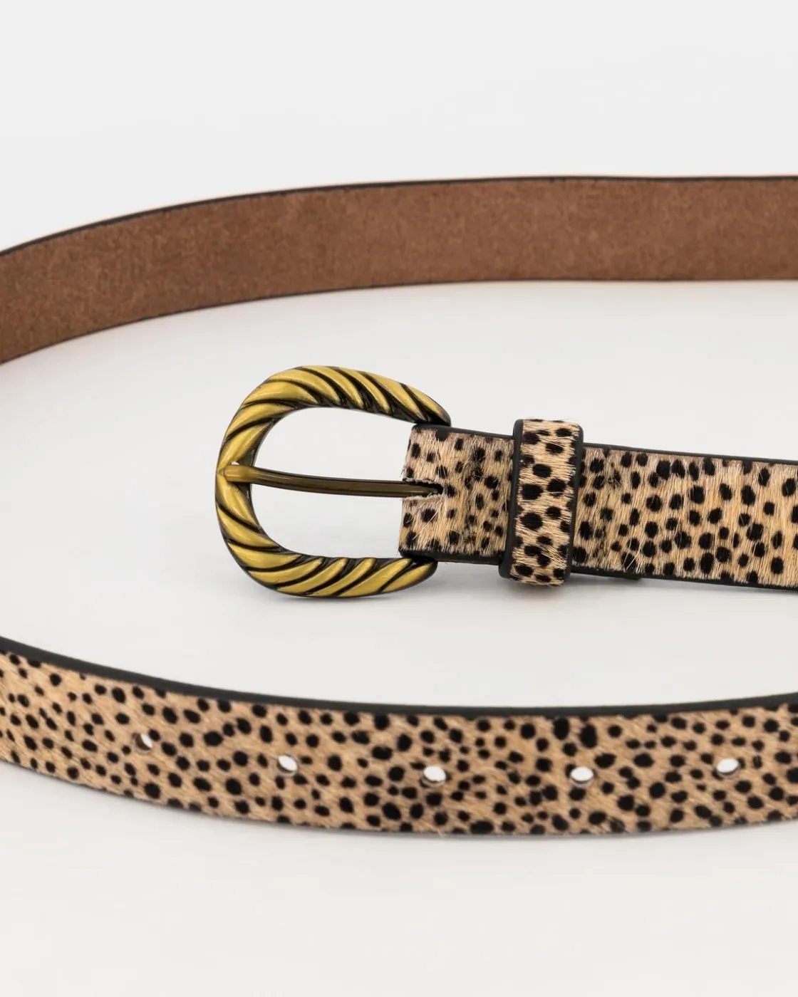 Women Old Khaki Belts>Women'S Tellia Hair-On Leather Belt