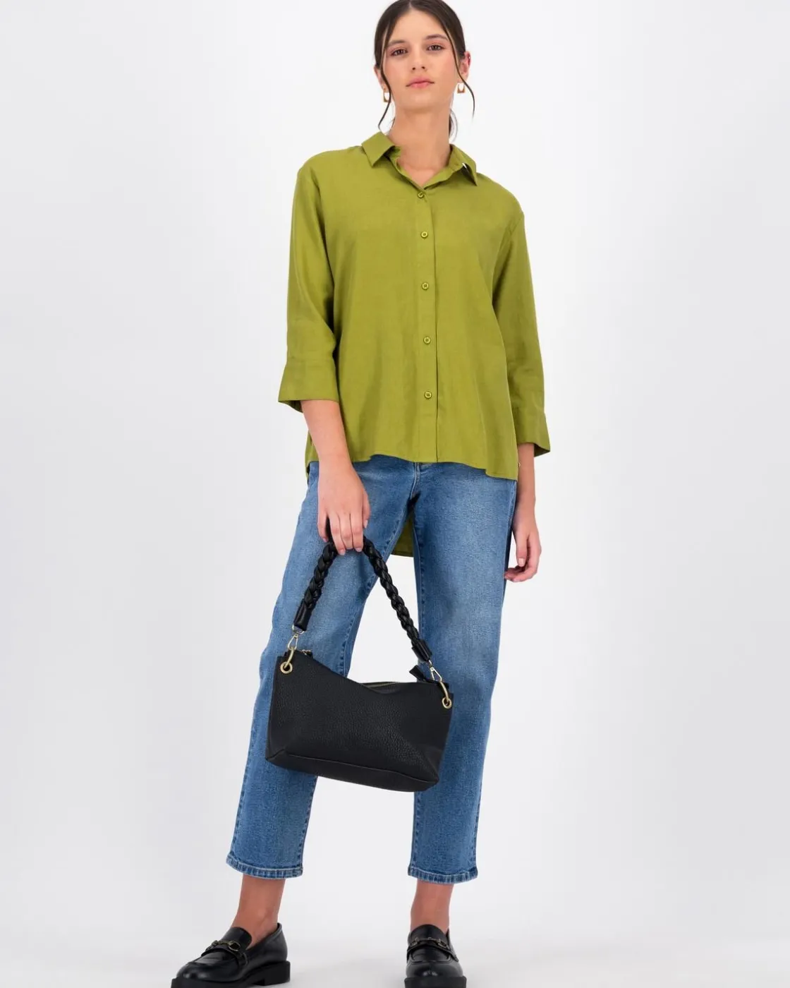 Women Old Khaki Shirts & Blouses>Women'S Terry Relaxed Fit Shirt-