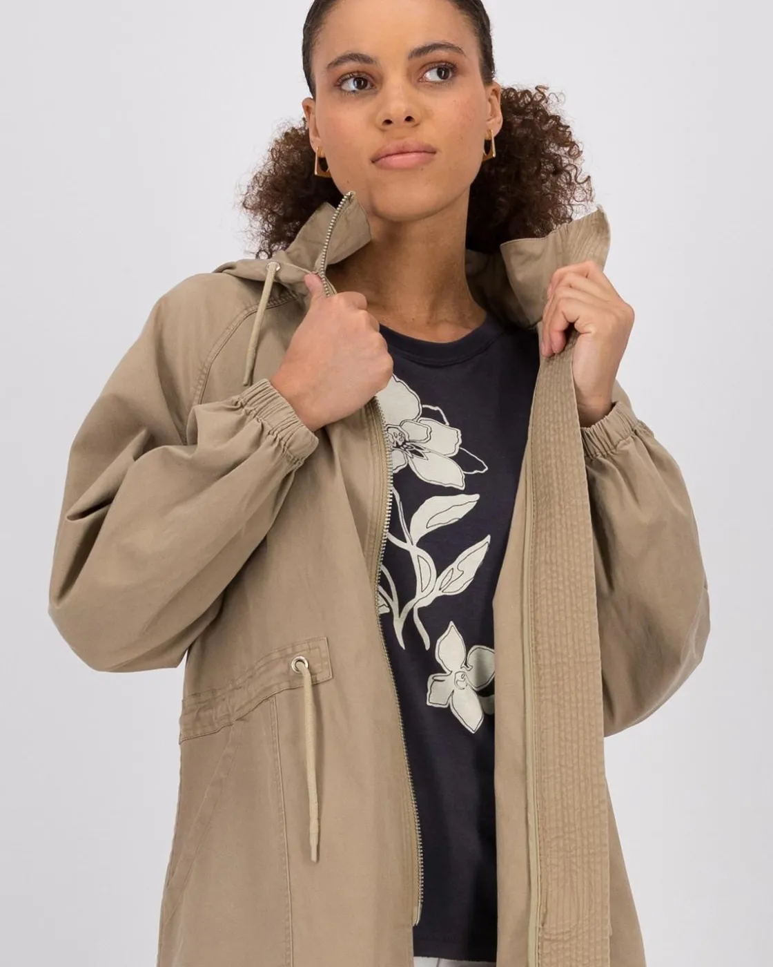 Women Old Khaki Jackets>Women'S Thembi Mid-Length Parka